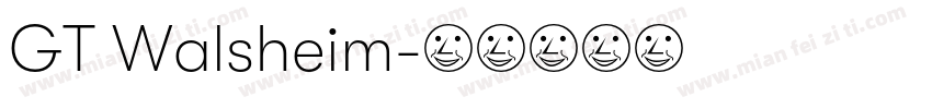 GT Walsheim字体转换